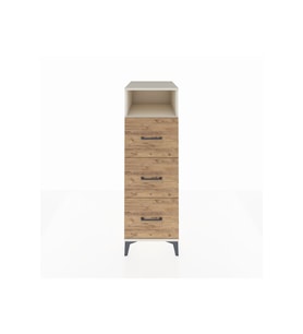 Kronos Dolap Tek Raflı 3 Çekmeceli 44x59x134 Aytaşı-Çam