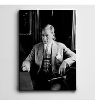 Atatürk Takım Elbiseli Kanvas Tablo