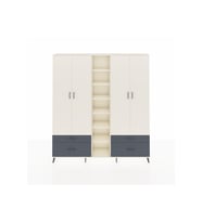Arges Dolap 12 Raflı 4 Çekmeceli 2 Askılı 220x30x243 Aytaşı-Aytaşı/Antrasit
