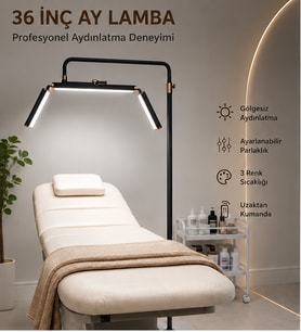 Kirpik Beauty Kaş Cilt Bakım Estetik Dövme Ay Lamba 36 İnç Güzellik Merkezi Kalıcı Makyaj Akademi