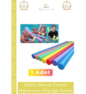 #YüzmeSosisi Deniz Havuz Sandalyesi Koltuğu Fileli Pratik Konforlu Makarnası Köpüğü Sosisi 1 Adet