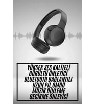 Yeni Nesil Kulak Üstü Bluetooth Kulaklık Type-c Girişli Yüksek Ses Kaliteli (Çok Renkli)