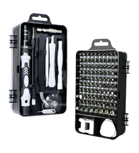 Durukar® Hassas Tornavida Seti Bilgisayar Pc Telefon Onarım Aracı Seti Manyetik 115 in 1 Tornavida S