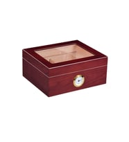 Falconetti Kırmızı Camlı Humidor Puro Kutusu rb95khv
