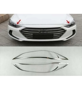 Hyundai Ix35 Uyumlu 2010 Sonrası Ön Far Kaplama ABS Krom Parça