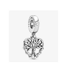 Kalp Aile Ağacı Sallantılı Charm