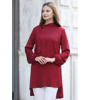 Trend Tesettür Tunik Kırmızı
