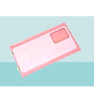 Tkgz - Samsung Galaxy S20 UTRA Arka Kapak Batarya Kapağı - PEMBE
