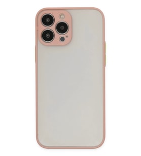 Newface Apple iPhone 13 Pro Kılıf Montreal Silikon Kapak - Pembe