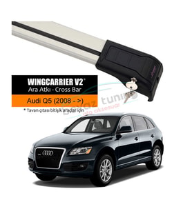 Audi Q5 Port Bagaj Çıtası / Tavan Ara Barı (2008 Sonrası)