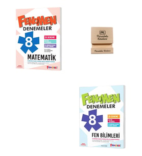 Fenomen LGS 8. Sınıf Matematik ve Fen Bilimleri Denemeleri + Telefon Standı