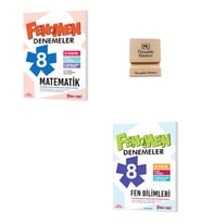 Fenomen LGS 8. Sınıf Matematik ve Fen Bilimleri Denemeleri + Telefon Standı