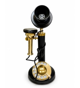 Pirinç Nostaljik Masa Telefonu Af922