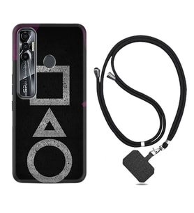 Tecno Spark 6 6 Go 8C 8 Pro 7 7 Pro Kılıf Boyun Askılı Silikon Game Begin 1799