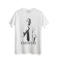 Eminem Tasarımlı Baskılı Çocuk Beyaz Tshirt