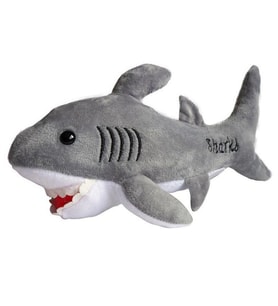 Köpekbalığı Sesli Baby Shark Müzikli 28 cm - 1811201 - Gri