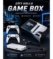 4K 3D HD Görüntü Kaliteli Kablosuz Çift Kollu 20.000 Oyunlu Retro Oyun Konsolu TV Box