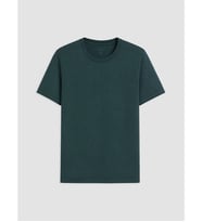 LC WAIKIKI Yeşil Bisiklet Yaka Kısa Kollu Erkek Pijama Üst