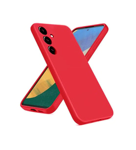 Galaxy A36 Kılıf Nano içi Kadife Silikon - Kırmızı