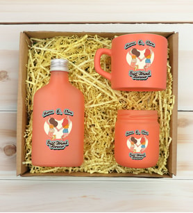 BK Gift Kişiye Özel İsimli DTF Best Friend Temalı Somon Kahve Fincanı & Kolonya & Mum Hediye Seti-6, Arkadaşa Hediye, Doğum Günü Hediyesi