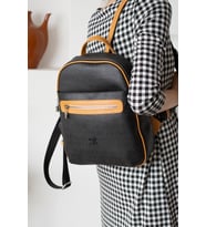İmpolo Maya Siyah Taba Sırt  Kadın Çanta 35x28 Ebat