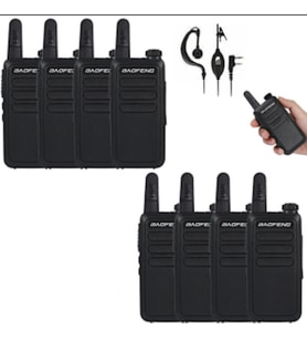 8 Adet CY Boafeng Bf-r5 Lisansız El Telsizi Baofeng BF-R5 mini telsiz telsiz KDC1 5W (kulaklık dahil değildir)