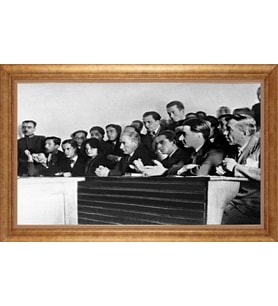 ALTIN ÇERÇEVELİ PASPARTULU TABLO CR187