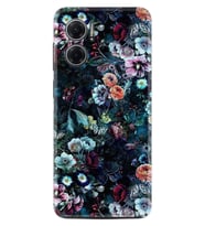 Xiaomi Redmi Note 11E Kılıf Resimli Desenli Baskılı Silikon Great Flowers 1304