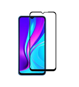 Vendas Samsung M22 Tam Kaplama Temperli Cam Ekran Koruyucu (Siyah)