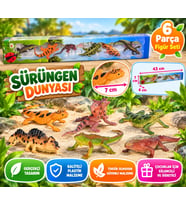 Sürüngen Dünyası 6 Parça Figür Seti-1