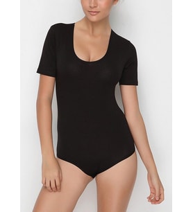 Nbb Bayan Kısa Kollu Çıtçıtlı Body 2945