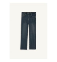 Defacto Crop Flare Fit Düşük Bel Bilek Boy Mavi Kadın Jean Pantolon G2217AX/NM34