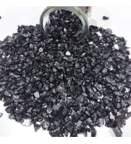 Tahtakale Toptancı Dekoratif 4-8 MM Arlığında Gerçek Cam Kırığı (1 KG) Siyah