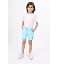 Toontoy Erkek Çocuk Baskılı Şort (Su Yeşili)