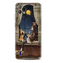 Reeder P13 Blue Plus 2022 Kılıf Resimli Desenli Baskılı Silikon Kılıf Ananas Camera Glass 1358