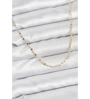 CM 14K Gold Renk Pirinç Gemi Zinciri Model Kadın Kolye 5886 - HPSBYI8462-9865