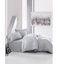 Cotton Box Elegant Saten Tek Kişilik Nevresim Takımı Gri