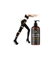 M3 Naturals Anti-Cellulite Massage Oil 240 ml + S-M Beden Süper Akıllı Mikro Kapsüllü Tayt