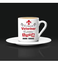 Veteriner Anneye Hediye Türk Kahvesi Fincanı