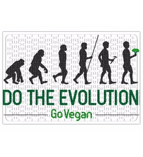Do The Evolution Go Vegan Puzzle 240 Parça Yapboz