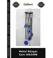 Özel Üretim Dekoratif Bahçe Balkon Sesli Süs Metal Rüzgar Çanı Alk3498