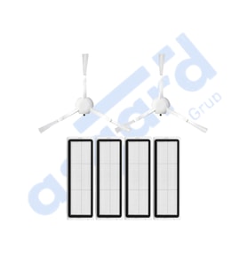 Xiaomi 1C,2C,Mop 2 Uyumlu 2 Yan Fırça 4 Filtre PKT-iasgf0000045