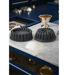 2’li Granit Döküm Kek & Tart Kalıbı 26 cm – Siyah