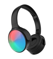 Volkano Auro Siyah Işıklı Bluetooth Kulaklık-AURA-B