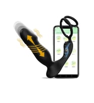 5in1 Telefon Kontrollü Titreşimli İleri Geri Vibratör