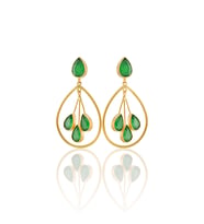 Kadir Jewellery 22 Ayar Altın Kaplama Kadın Sallantılı Küpe -El İşçiliği Ve Hipoalerjenik Küpe