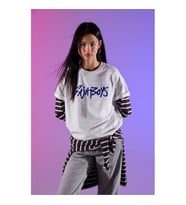Defacto Kpop - Demon Hunters Oversize Beyaz Kadın T-Shirt H0256AX/WT32