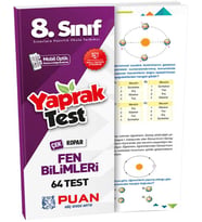 Puan Yayınları 8. Sınıf Fen Bilimleri Çek Kopart Test