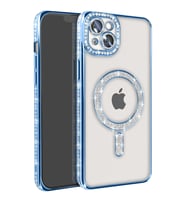 Iphone 14 Kılıf Joke Simli Magneticsafe Kılıf -