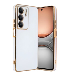 Realme C75 4g Kılıf Volet Silikon - Beyaz